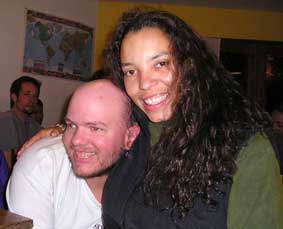Tony and Michelle in Ushuaia, Argentina.