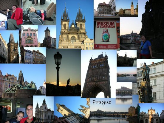 Prague: a collage of photos (1)