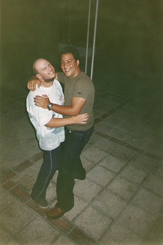 Dancing with Manrique at San Pedro del Mar night club, Santiago de Cuba