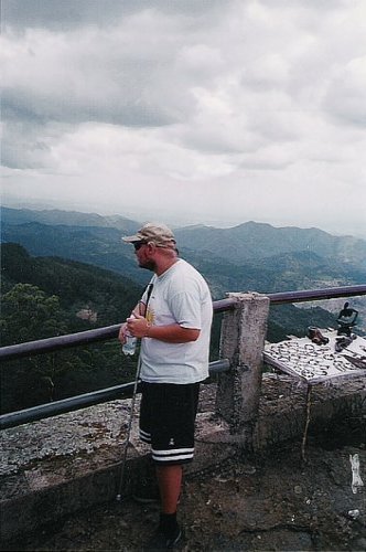 Tony in the mountains near Santiago de Cuba