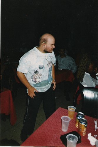 Tony at San Pedro del Mar night club, Santiago de Cuba