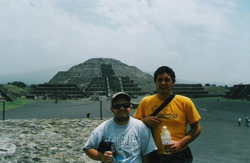 Tony and Adrian, Teotihuacan, Mexico City