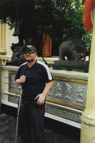 Tony visiting Gangarama Temple, Colombo, 19 November