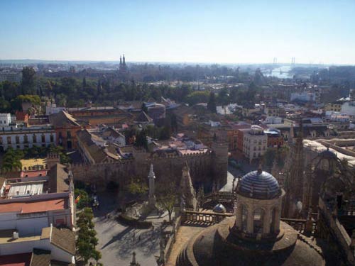 View from the cathedral tower (la Giralda)
