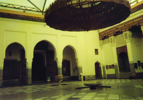 Courtyard of the Museum of Marrakesh