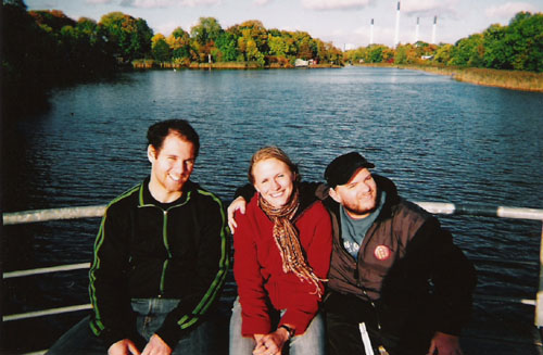 Brian, friend and Tony. Christiania, Copenhagen