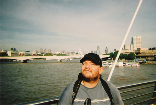 Tony on Millennium Bridge